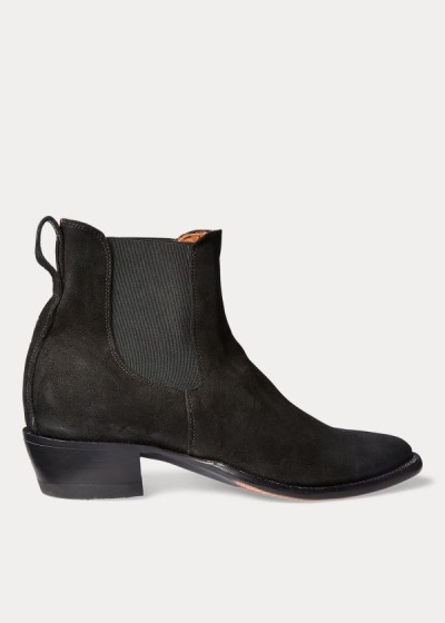 Pánské Chelsea Boots Ralph Lauren Plainview Suede - 82967-GNHP